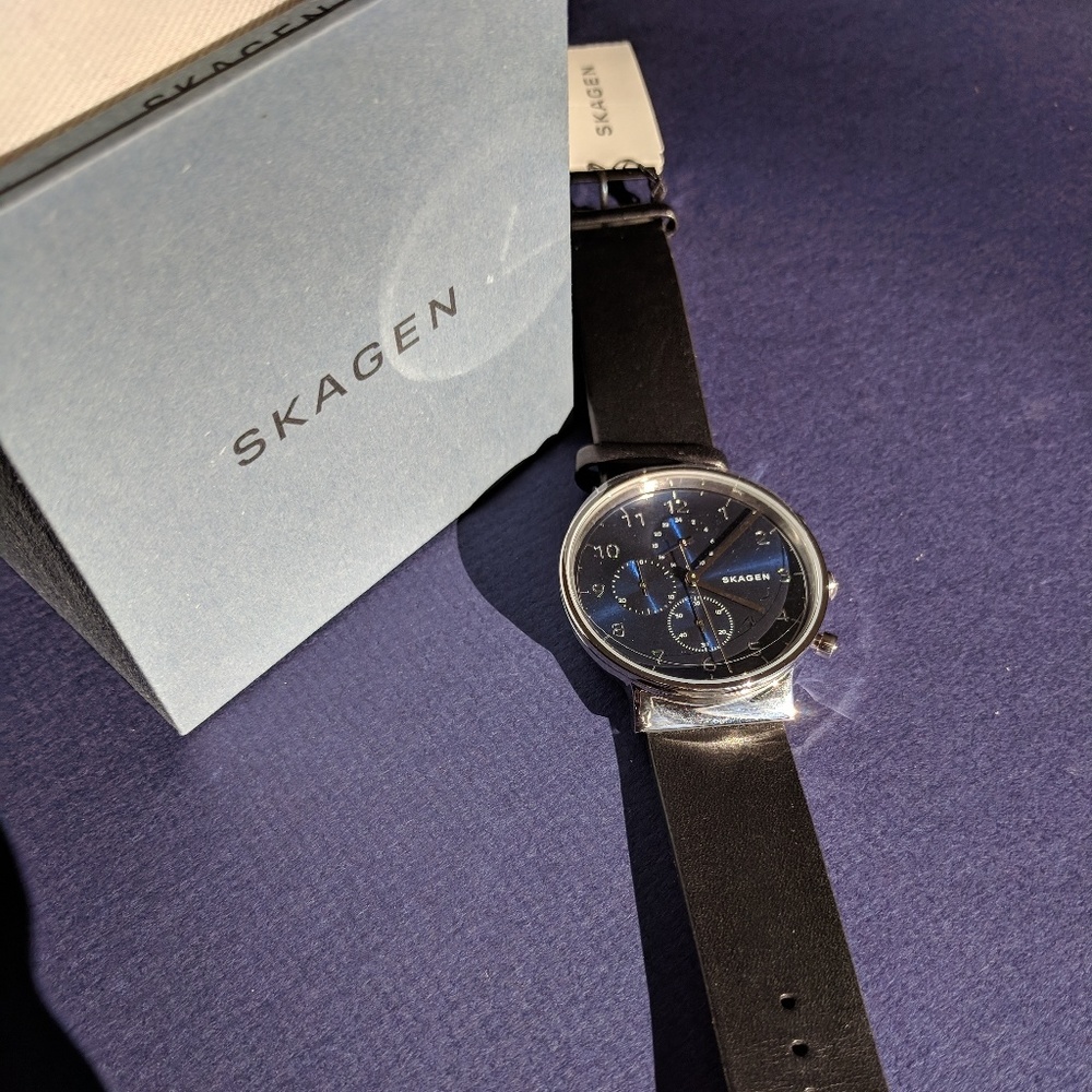 Skagen Original SKW6417 Men's Ancher Blue Dial